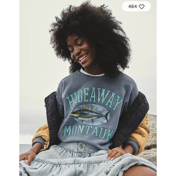Free People Hideaway Montauk Crew by Firstport - Picture 1 of 7